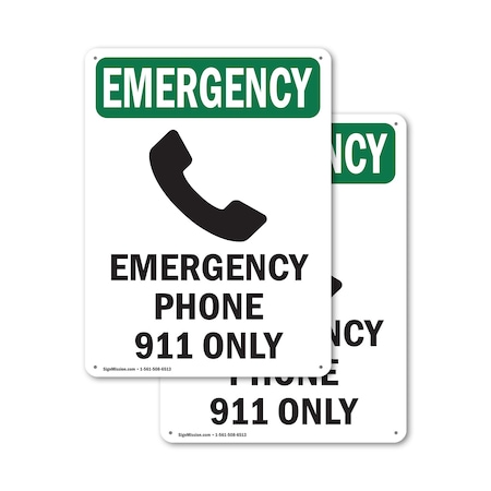 Signmission Safety Culture Sign, 12 in Width, Aluminum, Rectangle OS-2PACK-EM-A-1218-V-10461